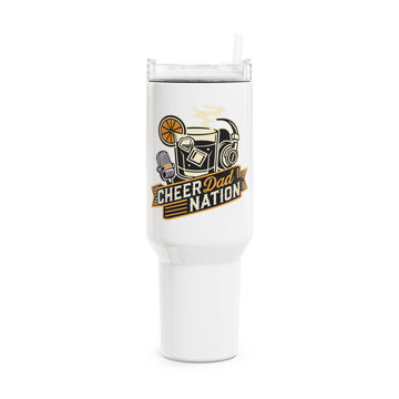 Cheer Dad Nation 40oz Tumbler – Insulated Sports Travel Mug for Basketball Dads